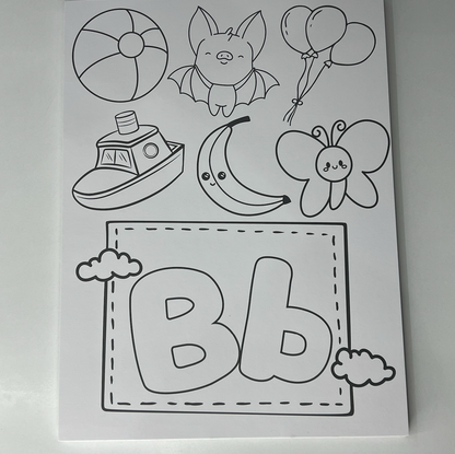 Kids English Learning Coloring Set 26 Poster A4 📚