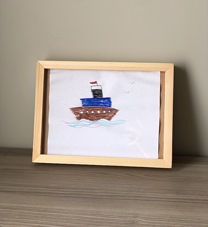 Kids Art Display Frame – Easy Swap Drawing Showcase 🖼️