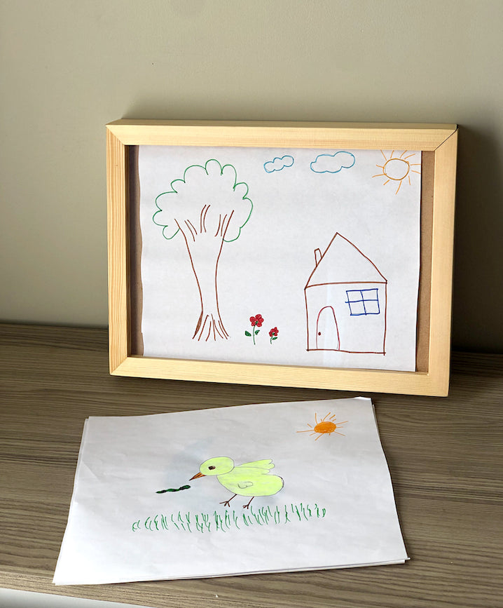 Kids Art Display Frame – Easy Swap Drawing Showcase 🖼️