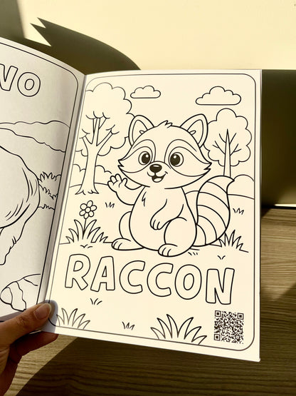 Magic Coloring Book jungle animals – Scan & See Your Drawings Come to Life