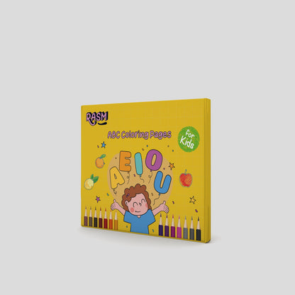 Kids English Learning Coloring Set 26 Poster A4 📚