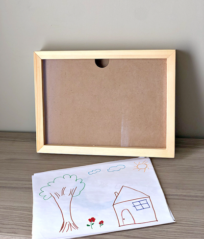 Kids Art Display Frame – Easy Swap Drawing Showcase 🖼️