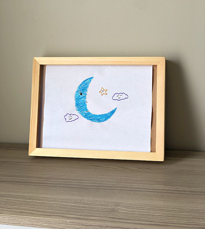 Kids Art Display Frame – Easy Swap Drawing Showcase 🖼️